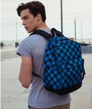 INVICTA Rucsacul CARLSON Fantasy, suport pentru PC 13 " Blue Plaid - Rucsacuri pentru școală și timp liber - 6