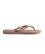 HAVAIANAS Haltere TOP TIRAS rose / aur - Pantofi femei - 2
