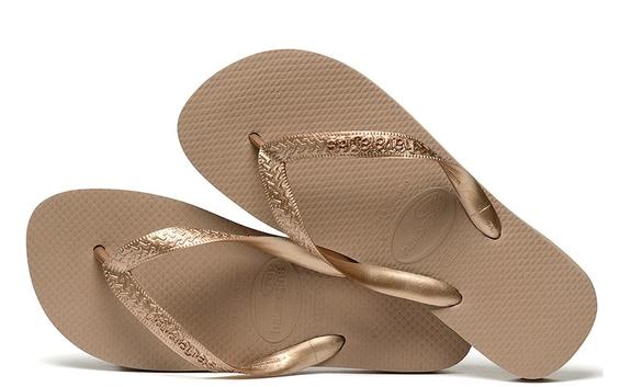 Haltere TOP TIRAS rose / aur - Pantofi femei
