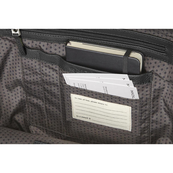 MULESKINE rucsac CLASIC PIELE, suport PC 15 " negru - Rucsacuri pentru laptop