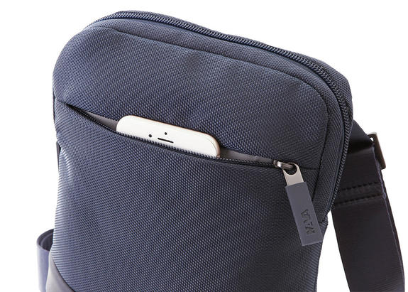 Bag Linia EASY PLUS, portul iPad Mini albastru noapte - Genți de umăr bărbați