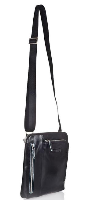 Geanta BLUE SQUARE, suport iPad negru - Genți de umăr bărbați