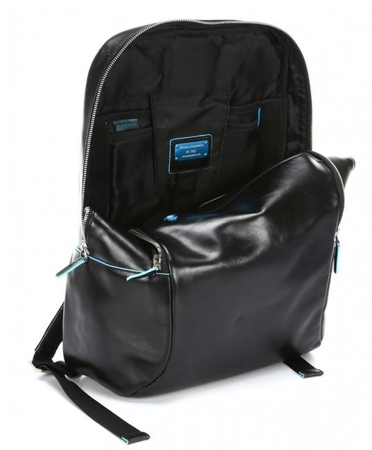 Rucsac Linia BLUE SQUARE, din piele negru - Rucsacuri pentru laptop
