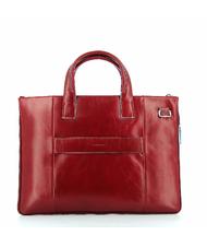 PIQUADRO Folderul BLUE SQUARE, suport pentru computer de 15,6 ", extensibil RED - Serviete birou - 5