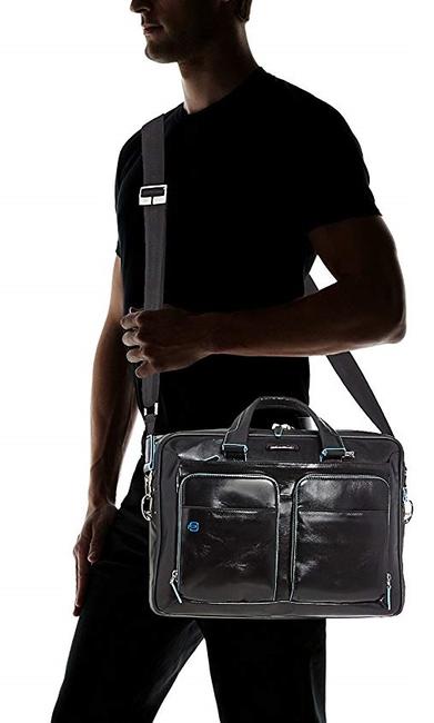 Dosarul Linia BLUE SQUARE, suport pentru PC de 14 " negru - Serviete birou