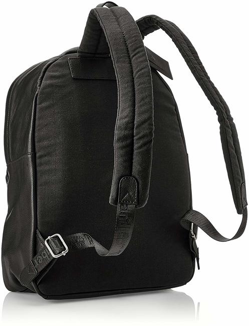 Rucsac &Icirc;n piele ciocanită BLACK - Rucsacuri pentru laptop