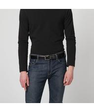 TIMBERLAND Cureaua CLASSIC, din piele, Made in Italy BLACK - Curele - 5