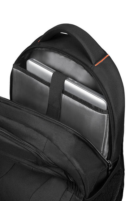 Rucsac AMERICAN TURISTER LA MUNCĂ, tabletă și computer 15,6 " BLACK / ORANGE - Rucsacuri pentru laptop