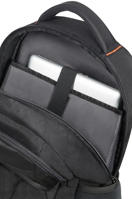 Rucsac AMERICAN TURISTER LA MUNCĂ, tabletă și computer 17.3 " BLACK / ORANGE - Rucsacuri pentru laptop