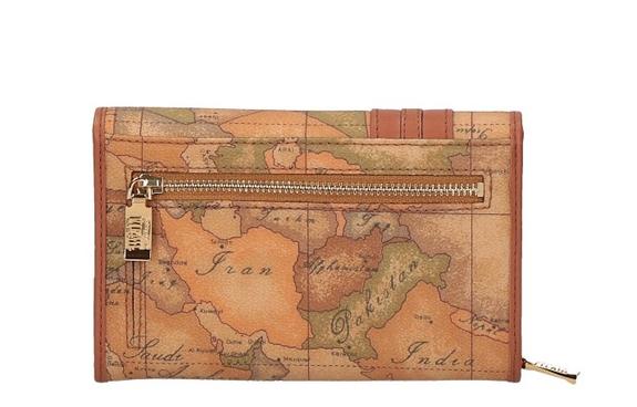 Portofel ALVIERO MARTINI 1 ^ CLASSE GEO CLASSIC, cu placă logo NATURAL - Portofele femei