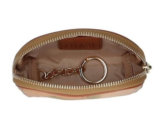 ALVIERO MARTINI 1 ^ CLASA Geanta cu cheie cu imprimeu GEO CLASSIC NATURAL - Genți plic și truse