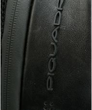 PIQUADRO Rucsac URBAN FAST-CHECK, suport pentru computer 15,6 ", din piele negru - Rucsacuri pentru laptop - 4