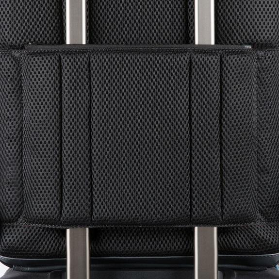 Rucsac URBAN FAST-CHECK, suport pentru computer 15,6 ", din piele negru - Rucsacuri pentru laptop