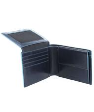 PIQUADRO Portofel Linia BLUE SQUARE, din piele albastru - Portofele bărbați - 3