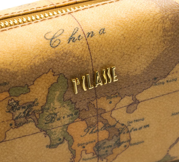 ALVIERO MARTINI 1 ^ CLASA Necessaire print GEO CLASSIC NATURAL - Genți plic și truse