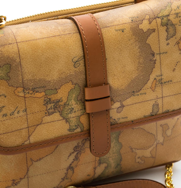 ALVIERO MARTINI 1 ^ CLASA Geo Classic Geantă cu curea de umăr detașabilă NATURAL - Genți femei