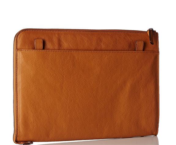Husa iPad PIKE, din piele, cu curea de umăr PIELE - Husă pentru tabletă și organizator