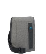 PIQUADRO Sac Linia P16 CHEVRON / GRI - Genți de umăr bărbați - 2