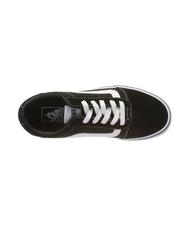 VANS Adidași  joși WARD, din piele de căprioară și pânză NEGRU / ALB - Pantofi femei - 5