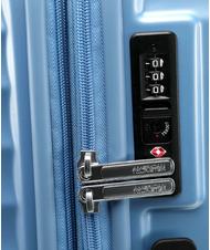 AMERICAN TOURISTER Troller Linie JETGLAM, de mărime medie, extensibilă PUTERE METALICĂ ALBĂ - Trolere rigide - 7