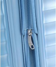 AMERICAN TOURISTER Troller Linie JETGLAM, de mărime medie, extensibilă PUTERE METALICĂ ALBĂ - Trolere rigide - 8