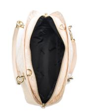 POLLINI Patrimoniul reliefat Geantă de m&acirc;nă, cu curea de umăr nud - Genți femei - 5