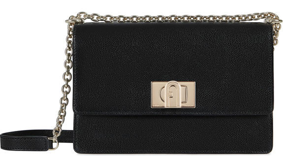 1927 Mic Geantă de umăr, din piele negru - Genți femei