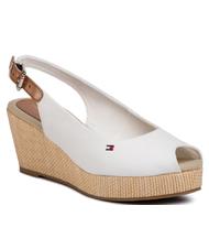 TOMMY HILFIGER TOMMY HILFIGHER Elba Sandale cu fustă fildeș - Pantofi femei - 3