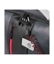 PIQUADRO Rucsac URBAN, port pentru computer de 15,6 ", cu sistem antifurt GRI - Rucsacuri pentru laptop - 7