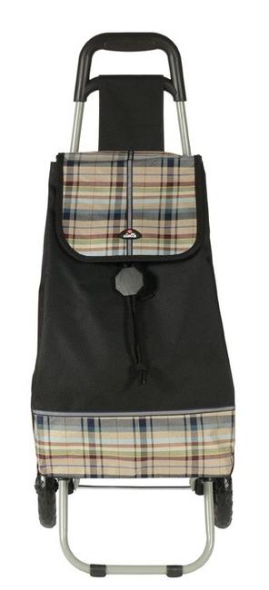 Cosul de cumparaturi  Medium Sarcină de p&acirc;nă la 15 kg negru - Troller de cumpărături