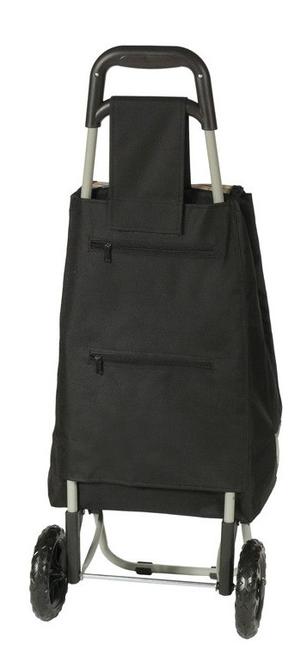 Cosul de cumparaturi  Medium Sarcină de p&acirc;nă la 15 kg negru - Troller de cumpărături