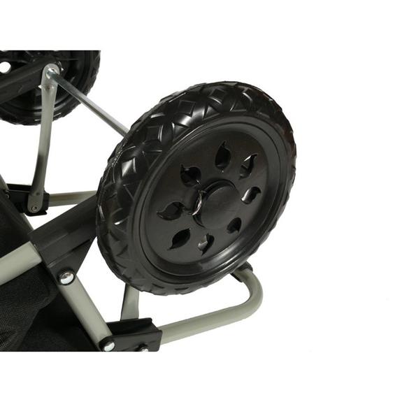 Cosul de cumparaturi  Medium Sarcină de p&acirc;nă la 15 kg negru - Troller de cumpărături