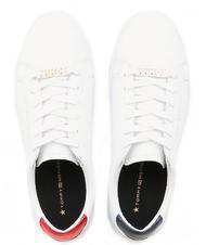 TOMMY HILFIGER  ESSENTIAL CUPSOLE, adidași din piele RWB - Pantofi femei - 3