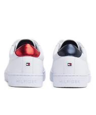 TOMMY HILFIGER  ESSENTIAL CUPSOLE, adidași din piele RWB - Pantofi femei - 4