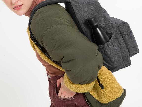 PADDED ZIPPL'R + Rucsac pentru laptop 13PL BlackDenim - Rucsacuri pentru școală și timp liber