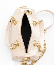 POLLINI  HERITAGE PAINT Mini carcasă cu curea de umăr nud - Genți femei - 5