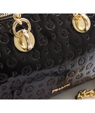 POLLINI  HERITAGE PAINT Mini carcasă cu curea de umăr negru - Genți femei - 4