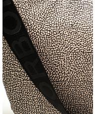 BORBONESE LUNA BAG MEDIUM Geantă LUNA Hobo, Mediu OP / NATURAL / NEGRU - Genți femei - 3