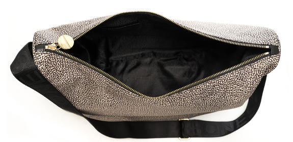 LUNA BAG MEDIUM Geantă LUNA Hobo, Mediu OP / NATURAL / NEGRU - Genți femei