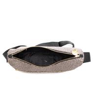 BORBONESE LUNA BAG SMALL ECO LINE Geantă LUNA Hobo, Mic OP / NATURAL / NEGRU - Genți femei - 6