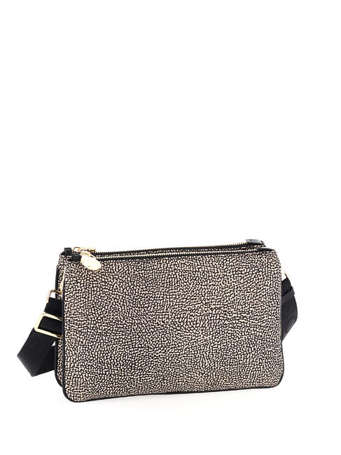 TRACOLLA SMALL ECO LINE Geantă de umăr, mică OP / NATURAL / NEGRU - Genți femei