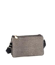 BORBONESE TRACOLLA SMALL ECO LINE Geantă de umăr, mică OP / NATURAL / NEGRU - Genți femei - 2