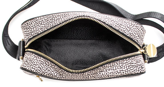 CAMERA CASE SMALL ECO LINE Geantă de umăr mini, din material textil OP / NATURAL / NEGRU - Genți femei