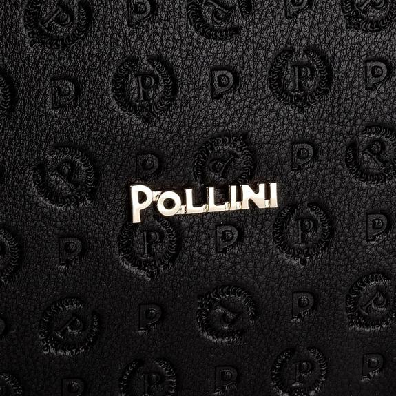 Patrimoniul  Embossed Geantă de umăr, cu m&acirc;nere interschimbabile negru - Genți femei