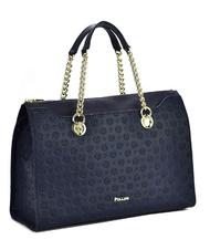POLLINI Patrimoniul  Embossed Geantă de umăr, cu curea de umăr albastru - Genți femei - 3