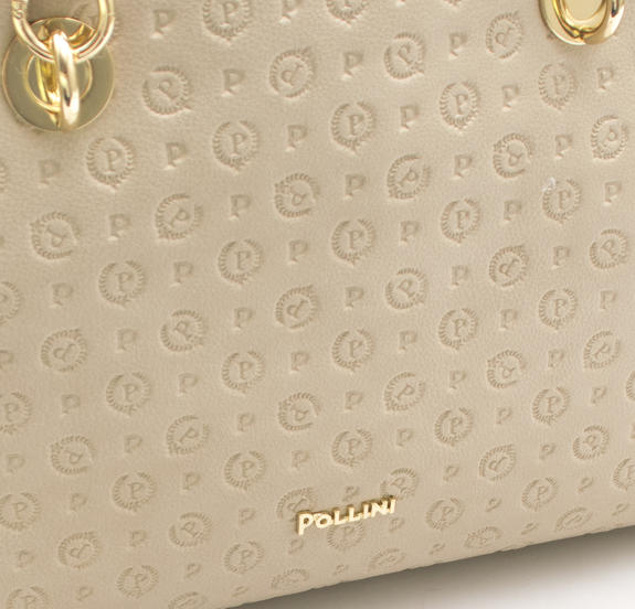 Patrimoniul  Embossed Geantă de umăr, cu curea de umăr ICE - Genți femei