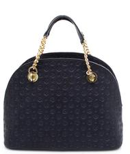 POLLINI Patrimoniul  Embossed Geantă de m&acirc;nă, cu curea de umăr albastru - Genți femei - 3