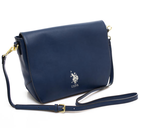S.U.A. POLO ASSN. Geantă de umăr CHEYENNE BLUE - Genți femei