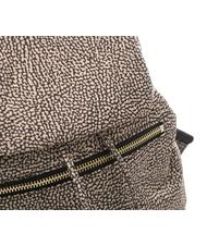 BORBONESE BORBONES Rucsac mediu din țesătură OP / NATURAL / NEGRU - Genți femei - 3