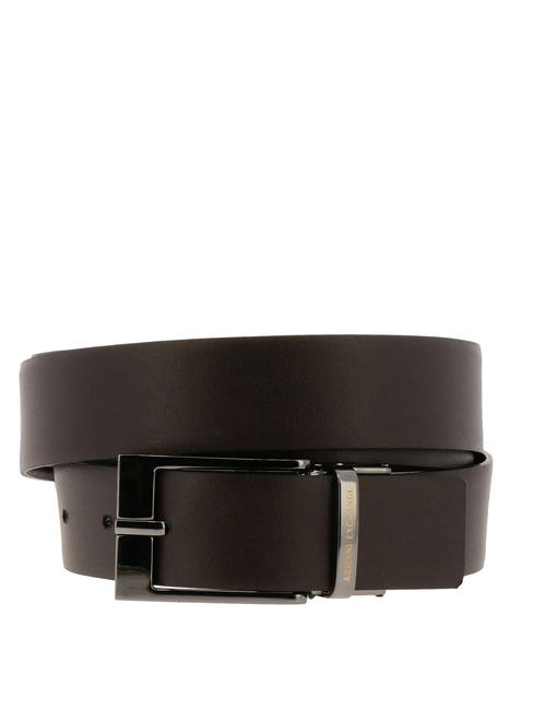 LOGO Curea reversibilă NEGRU / MARO MARE - Curele